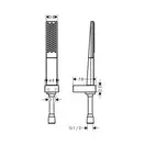 Hansgrohe Rainfinity 100 1jet Душовий набір, білий (26856700)