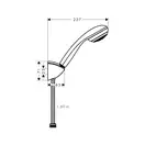 HANSGROHE Душевой набор 1,60 м, хром’ Crometta 85 1jet/ Porter’C (27577000) фото 2 Aquada.com.ua