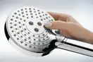 Душевой гарнитур Hansgrohe Raindance Select S PowderRain (цвет - хром), ручной душ 3 типа струи (27667000) фото 4 Aquada.com.ua