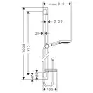 Душевой гарнитур Hansgrohe Raindance Select S PowderRain (цвет - хром), ручной душ 3 типа струи (27667000) фото 6 Aquada.com.ua