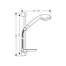 HANSGROHE Душевой набор, 0,90 м Croma (27773000) фото 2 Aquada.com.ua