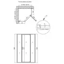 Душова кабіна Qtap Scorpio CRM10995-AC6 Clear (SCOCRM10995AC6) фото 2 Aquada.com.ua