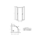 Душевая кабина Radaway Premium Plus A 90×90×170 (профиль - хром; стекло - прозрачное) (30401-01-01N) фото 3 Aquada.com.ua