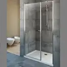 Душевая дверь Radaway Eos DWS 110, одностворчатая 110х1950 см (профиль - хром; стекло - прозрачное) (37991-01-01NL) фото 1 Aquada.com.ua