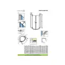 Душевая кабина Radaway Fuenta New PDD 100 R (профиль - хром; стекло - прозрачное) (384003-01-01R) фото 2 Aquada.com.ua