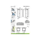 Душевая кабина Radaway Fuenta New KDJ+S door 90 L (профиль - хром; стекло - прозрачное) (384020-01-01L) фото 2 Aquada.com.ua