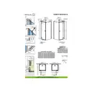 Душевая кабинаRadaway Fuenta New KDJ+S door 110 L (профиль - хром; стекло - прозрачное) (384023-01-01L) фото 2 Aquada.com.ua