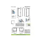 Душевая кабина Radaway Fuenta New KDJ door 110 R (профиль - хром; стекло - прозрачное) (384041-01-01L) фото 2 Aquada.com.ua