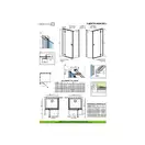 Душевая кабина Radaway Fuenta New KDJ door 90 R (профиль - хром; стекло - прозрачное) (384044-01-01R) фото 2 Aquada.com.ua