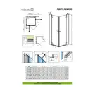 Душевая кабина Radaway Fuenta New KDD 100 R (профиль - хром; стекло - прозрачное) (384062-01-01R) фото 3 Aquada.com.ua