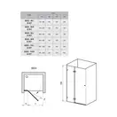 Душевые двери Ravak Brilliant BSD2-100 A-L (профиль - хром; стекло - Transparent (прозрачный)) (0ULAAA00Z1)