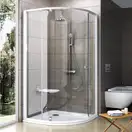 Душевая кабина Ravak Pivot (профиль - белый; стекло - Transparent (прозрачный)) PSKK3-80, h=1900 мм (37644100Z1)