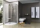 Душевая кабина Ravak Pivot (профиль - белый; стекло - Transparent (прозрачный)) PSKK3-80, h=1900 мм (37644100Z1)