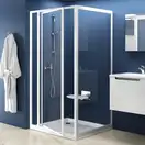 Боковая стенка Ravak Supernova PSS-80 (профиль - белый, стекло - transparent) (94040100Z1) фото 1 Aquada.com.ua