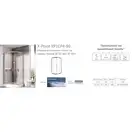 Душевая кабина Ravak X-Point 90 х 90 х h190 см (профиль - полированный алюминий, стекло - прозрачное) (X3B270C00Z1B) фото 4 Aquada.com.ua