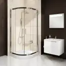 Душевая кабина Ravak X-Point 90 х 90 х h190 см (профиль - полированный алюминий, стекло - прозрачное) (X3B270C00Z1B)