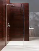 VOLLE Стенка Walk-In 90*190см + стенка Walk-In 40*190см + держатель стекла D 1000мм + держатель стекла Е 100мм + профиль (18-08-10194) фото 4 Aquada.com.ua