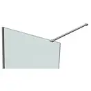 VOLLE Стенка Walk-In 90*190см, прозрачное стекло 8мм + профиль стеновой 1900мм для Walk-IN + держатель стекла (D) 1000мм (18-08-90+01-01+05D-100) фото 2 Aquada.com.ua