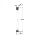 GROHE Silverflex Душевой шланг, 1250 мм (26335000)