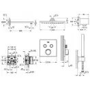 GROHE Grohtherm SmartControl Неперевершена душова система із Rainshower Allure 230 (34506SC0)