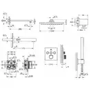 Набір для душу/ванни прихованого монтажу Grohe SmartControl (34506SC2)