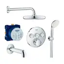 GROHE Grohtherm SmartControl Неперевершений душовий комплект із Rainshower New Tempesta 210 (34614SC2)