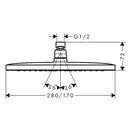 Душевая система скрытого монтажа Hansgrohe Croma/Talis (цвет - хром) (23745000) фото 4 Aquada.com.ua