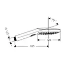 Душевая система скрытого монтажа Hansgrohe Raindance 300 цвет черный мат (2623871745MB) фото 4 Aquada.com.ua