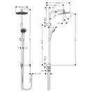 Душевой гарнитур Hansgrohe Crometta S 240 (цвет - хром) (26876000) фото 2 Aquada.com.ua