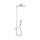 Душевая система с термостатом Hansgrohe Raindance Select E Showerpipe 300 2jet с ShowerTablet Select 300 (цвет - хром/белый) (27126400) фото 1 Aquada.com.ua