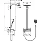 Hansgrohe Raindance Select E Душевая система, белый/хром (27127400)