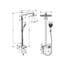 Душевая система с термостатом Hansgrohe Raindance E Showerpipe 360 1jet с ShowerTablet Select 300 (цвет - хром) (27288000) фото 3 Aquada.com.ua