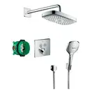 GROHE Hansgrohe Душевой набор (верхний, ручной душ, ibox, термостат) Raindance Select E/ShowerSelect (27296000) фото 1 Aquada.com.ua