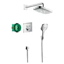 GROHE Hansgrohe Душевой набор (верхний, ручной душ, ibox, термостат) Raindance Select E/ShowerSelect (27296000) фото 3 Aquada.com.ua