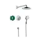 HANSGROHE Душевой набор (верхний, ручной душ, ibox, термостат) ShowerSet Raindance Select S/ShowerSelect S (27297000) фото 1 Aquada.com.ua
