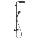 Душевая система с термостатом Hansgrohe Raindance Select S Showerpipe 240 1jet PowderRain (цвет - чёрный матовый) (27633670) фото 1 Aquada.com.ua