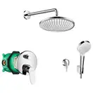 Душевая система скрытого монтажа Hansgrohe Focus (цвет - хром) (72494000) фото 1 Aquada.com.ua