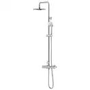 IMPRESE CENTRUM система душевая  (смеситель-термостат для душа, верхний и ручной душ 1режим, шланг ) (T-15420) фото 1 Aquada.com.ua