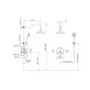 Душевая система скрытого монтажа Imprese Hydrant (цвет - brushed nickel) (ZMK031806110) фото 2 Aquada.com.ua