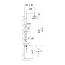 Душевая система с термостатом Paffoni Light (цвет - чёрный матовый) (ZCOL684LIQNO) фото 3 Aquada.com.ua