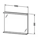 Зеркало с подсветкой Duravit Darling New поверхность деревянной полки - 14 терра (DN72771414) фото 2 Aquada.com.ua
