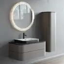 Зеркало с LED подсветкой версия «sensor» Duravit Happy D.2 Plus Ø 90 см (HP7481G0000) фото 2 Aquada.com.ua