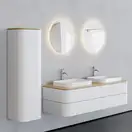 Зеркало с LED подсветкой версия «sensor» Duravit Happy D.2 Plus Ø 90 см (HP7481S0000) фото 2 Aquada.com.ua