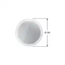Зеркало с LED подсветкой версия «sensor» Duravit Happy D.2 Plus Ø 90 см (HP7481S0000) фото 3 Aquada.com.ua