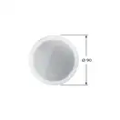 Зеркало с LED подсветкой версия «icon» Duravit Happy D.2 Plus Ø 90 см (HP7486S0000) фото 3 Aquada.com.ua