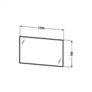 Зеркало с подсветкой Duravit L-Cube 1200х67 мм (LC7383) фото 2 Aquada.com.ua