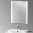 Зеркало с LED подсветкой Duravit XViu 62 х 4 х h80 см, версия "sensor" (XV70310B1B1) фото 2 Aquada.com.ua