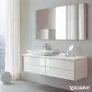 Зеркало с LED подсветкой Duravit XViu 142 х 4 х h80 см, версия "sensor" (XV70360B1B1) фото 2 Aquada.com.ua