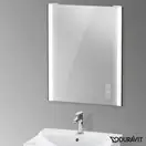 Зеркало с LED подсветкой Duravit XViu 62 х 4 х h80 см, версия "icon" (XV70410B2B2) фото 2 Aquada.com.ua