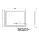 Дзеркало Qtap Mideya з антизапотіванням (DC-F902-2) 900х700 QT2078F9022W (QT2078F9022W) фото 2 Aquada.com.ua